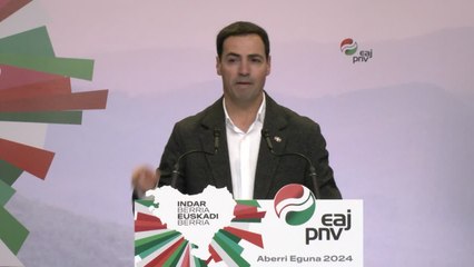 Imanol Pradales (PNV): "No estamos para crear nuevos quebraderos de cabeza"