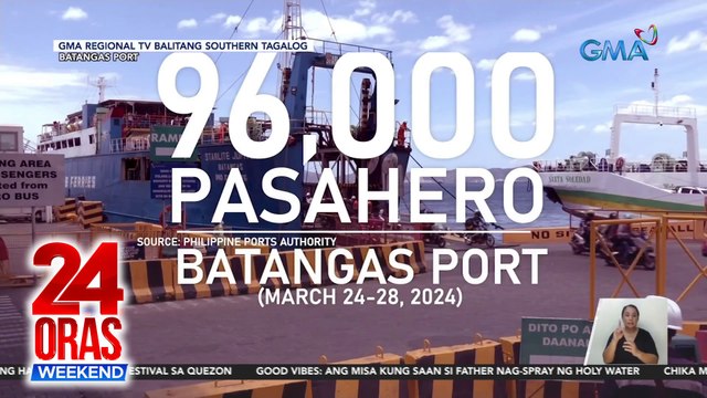 24 Oras Weekend Part 2: Inulan ng yelo; silip sa Batangas Port; back-to-school init