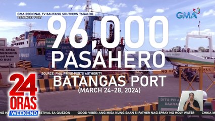 24 Oras Weekend Part 2: Inulan ng yelo; silip sa Batangas Port; back-to-school init