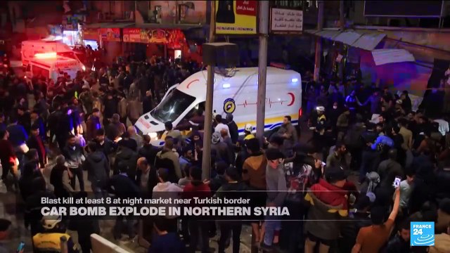 Car bomb in a Syrian opposition-held town kills at least 8