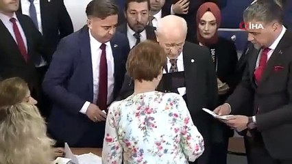 MHP Genel Başkanı Bahçeli, oyunu Anıttepe Ortaokulu’nda kullandı