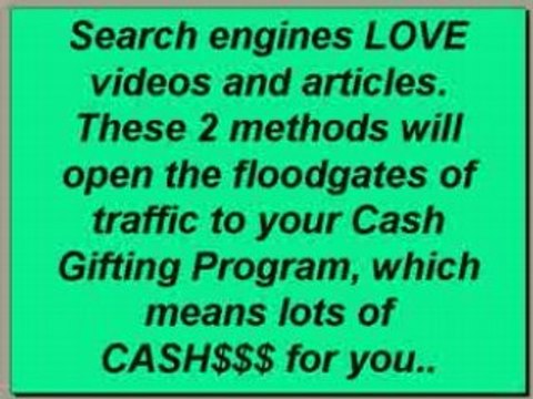 Cash Gifting Traffic Cash System