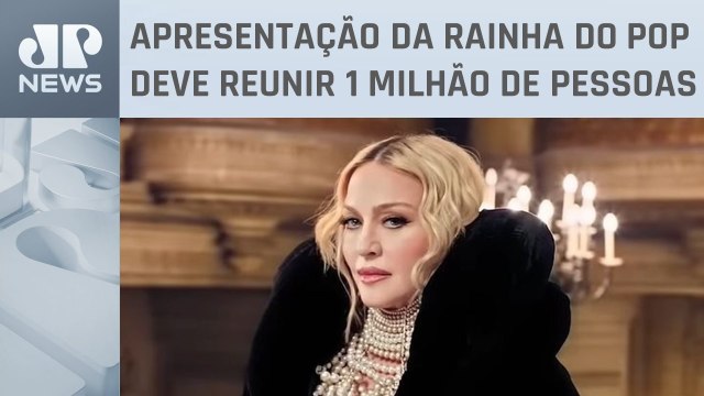 Megashow de Madonna em Copacabana, no RJ, terá estrutura de Réveillon