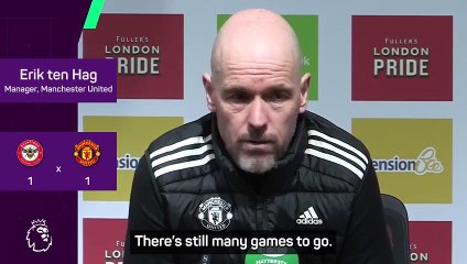 Ten Hag weighs up Champions League chances after Brentford blow