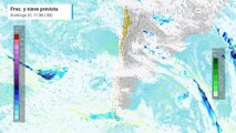 Abril comienza con lluvias y temporal de viento en Chile