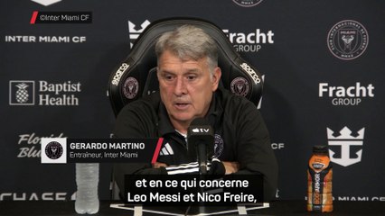 Martino sur la blessure de Messi : "Nous évaluerons la situation au jour le jour"