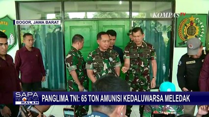 Download Video: Panglima TNI Ungkap Asal Ledakan Gudang Peluru TNI AD, Sebut Amunisi Kedaluwarsa Lebih Sensitif