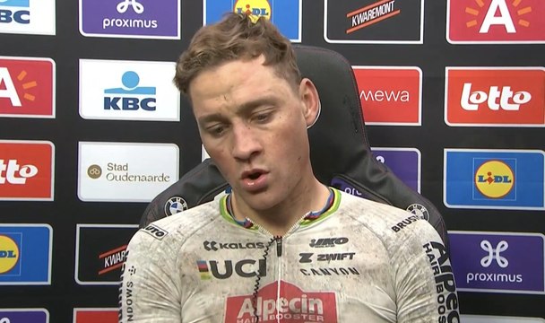 Tour des Flandres 2024 - Mathieu van der Poel : Je suis vidé, c'est une des courses les plus dures que j'ai jamais fait