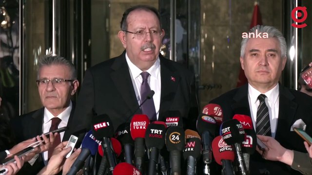 YSK Başkanı Ahmet Yener açıkladı: Yayın yasağı kalktı