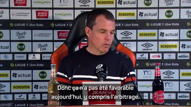 Lorient - Gros coup de gueule de Le Bris contre l’arbitrage