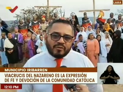 Lara | Feligreses de la pqa. Ana Soto expresaron su devoción en el Viacrucis del Nazareno