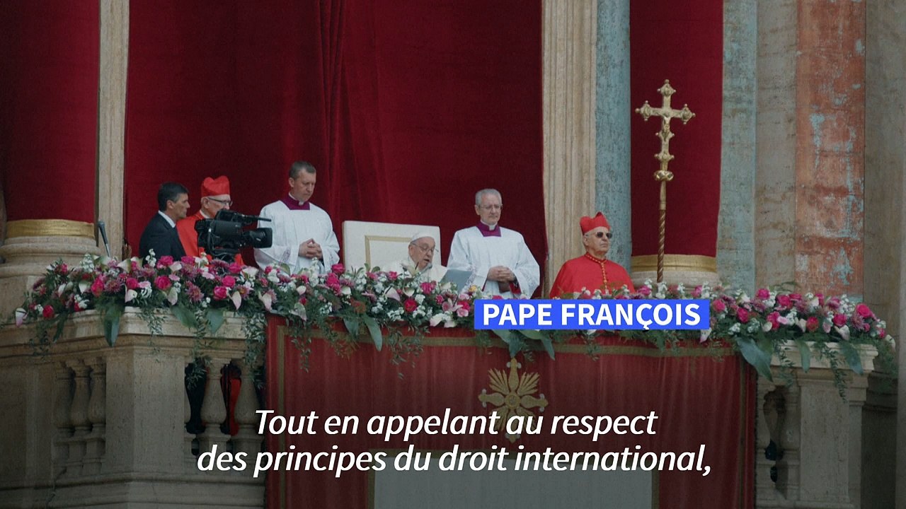 Le pape François préside la messe de Pâques et appelle à un cessez-le-feu à Gaza