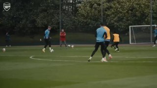 THAT RAMSDALE-TOMIYASU ONE-TWO --‍-- _ Inside Training _ Squad build towards Manchester City _ PL