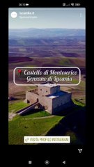 Basilicata Lucania Genzano di Lucania castello di monteserico