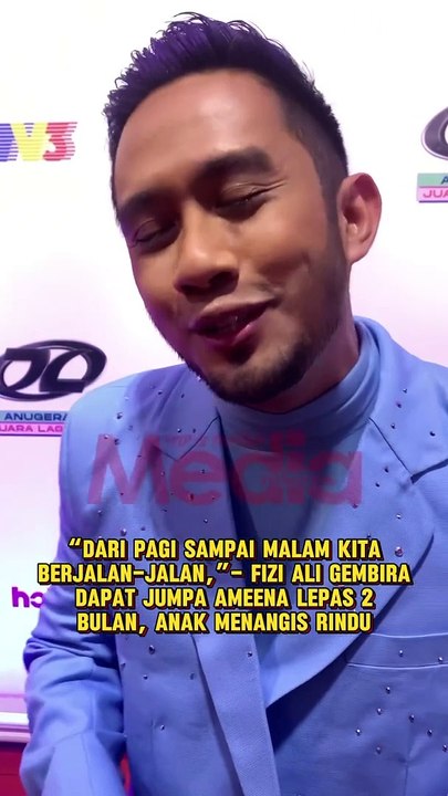 Fizi Ali Gembira Dapat Jumpa Ameena Lepas 2 Bulan, Anak Menangis Rind
