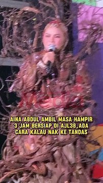 Aina Abdul Ambil Masa Hampir 3 Jam Bersiap Di AJL38, Ada Cara Kalau Nak Ke Tandas