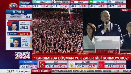 Mansur Yavaş'tan zafer konuşması