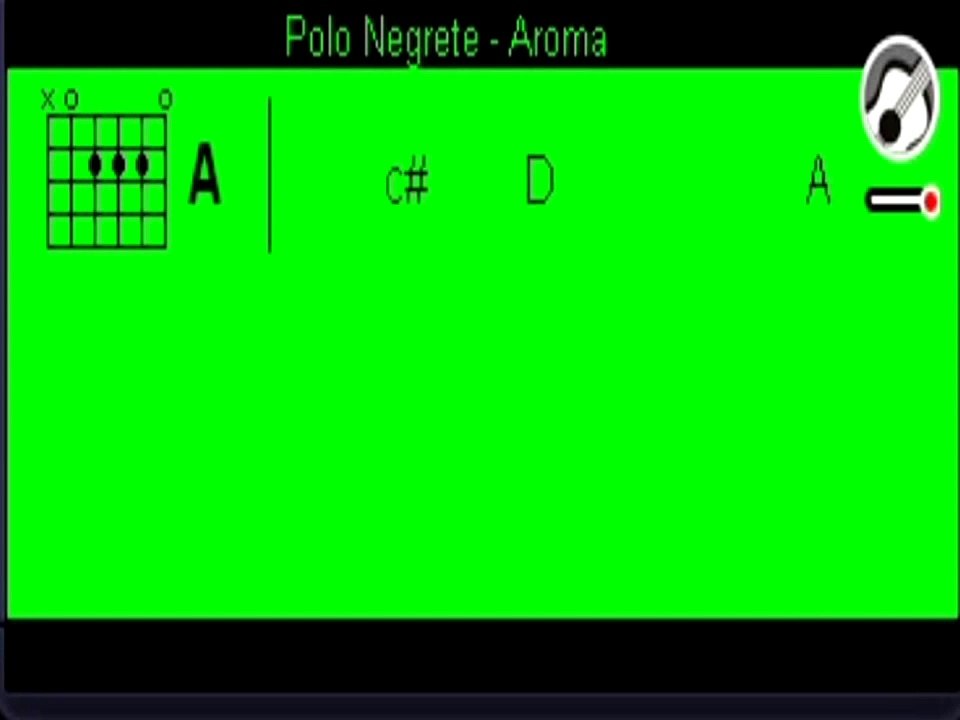 Aroma -  Polo Negrete Acordes guitarra