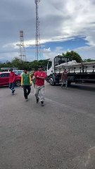 Chega as estruturas para montar a tenda de acolhimento de pacientes com dengue do Gama