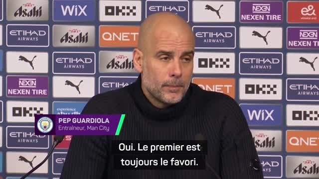 Man. City - Guardiola : “Le leader est toujours le favori pour le titre”