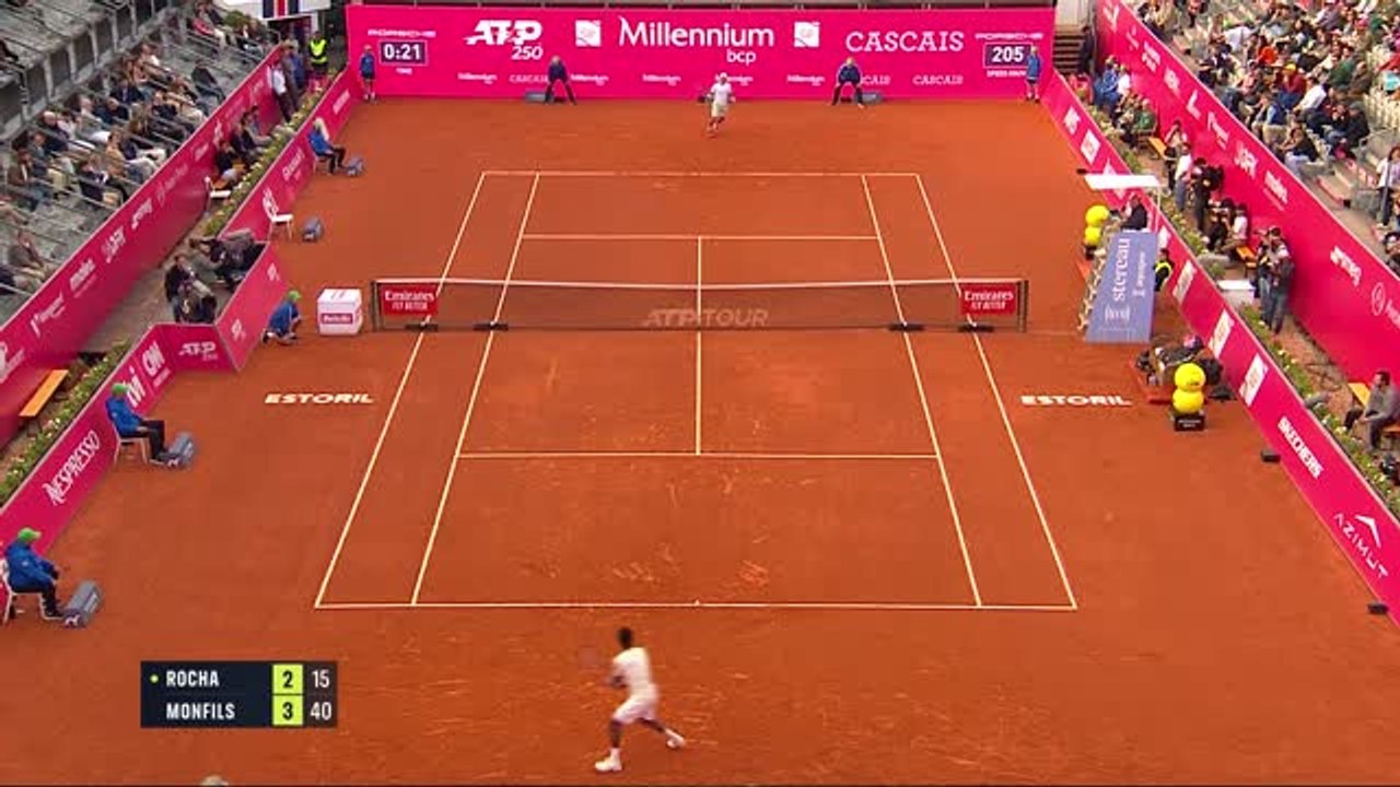 Estoril - Monfils au deuxième tour après un gros combat