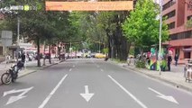 Bloqueo en la calle 72 con carrera 11 en inmediaciones a la U. Pedagógica en Bogotá