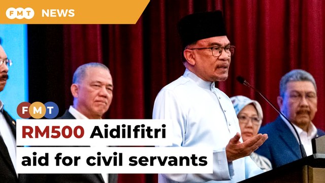 PM announces RM500 Aidilfitri aid for civil servants