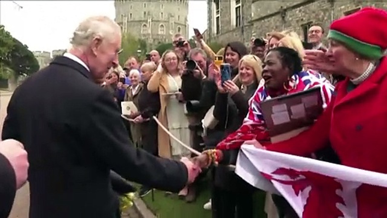Public wish King Charles well after Easter appearance
