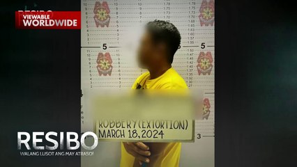 Pulis na nangongotong, nahuli na! | Resibo
