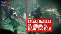 Lalaki, nagulat sa ginawa ng higanteng isda! | GMA Integrated Newsfeed