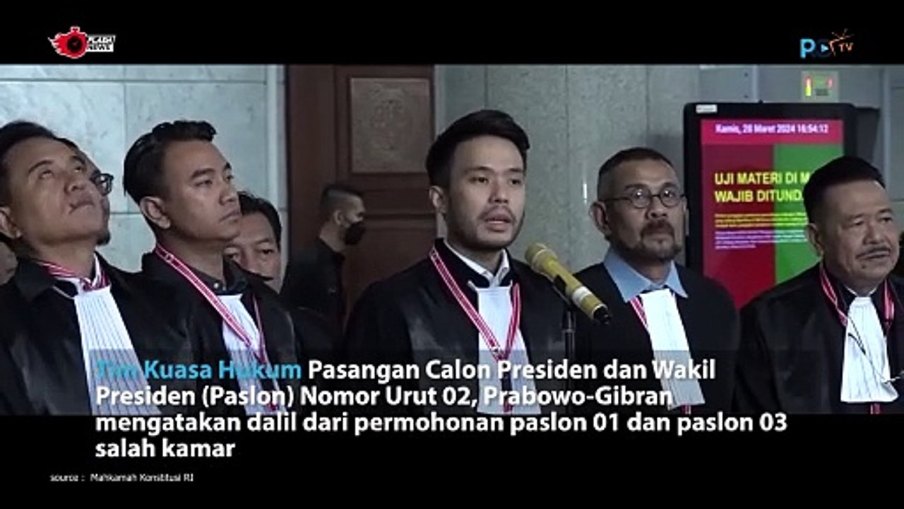 Tim Kuasa Hukum Prabowo-Gibran: Dalil Anies-Muhaimin dan Ganjar-Mahfud Salah Kamar