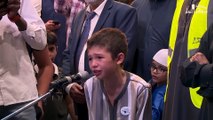 VERY EMOTIONAL-  YOUNG BOY CRIES WHILE SPEAKING TO MUFTI MENK