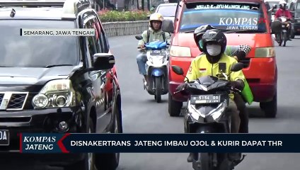 Disnakertrans Jateng Imbau Ojol & Kurir Dapat THR