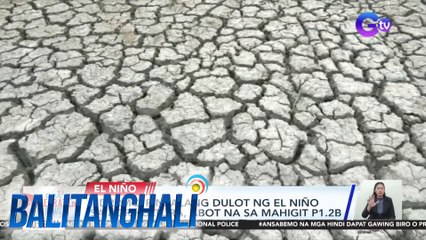NDRRMC: Pinsalang dulot ng El Niño sa agrikultura, abot na sa mahigit P1.2B | BT