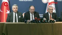 YSK Başkanı Ahmet Yener'den flaş açıklama