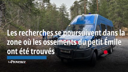 Les recherches se poursuivent dans la zone où les ossements du petit Émile ont été trouvés