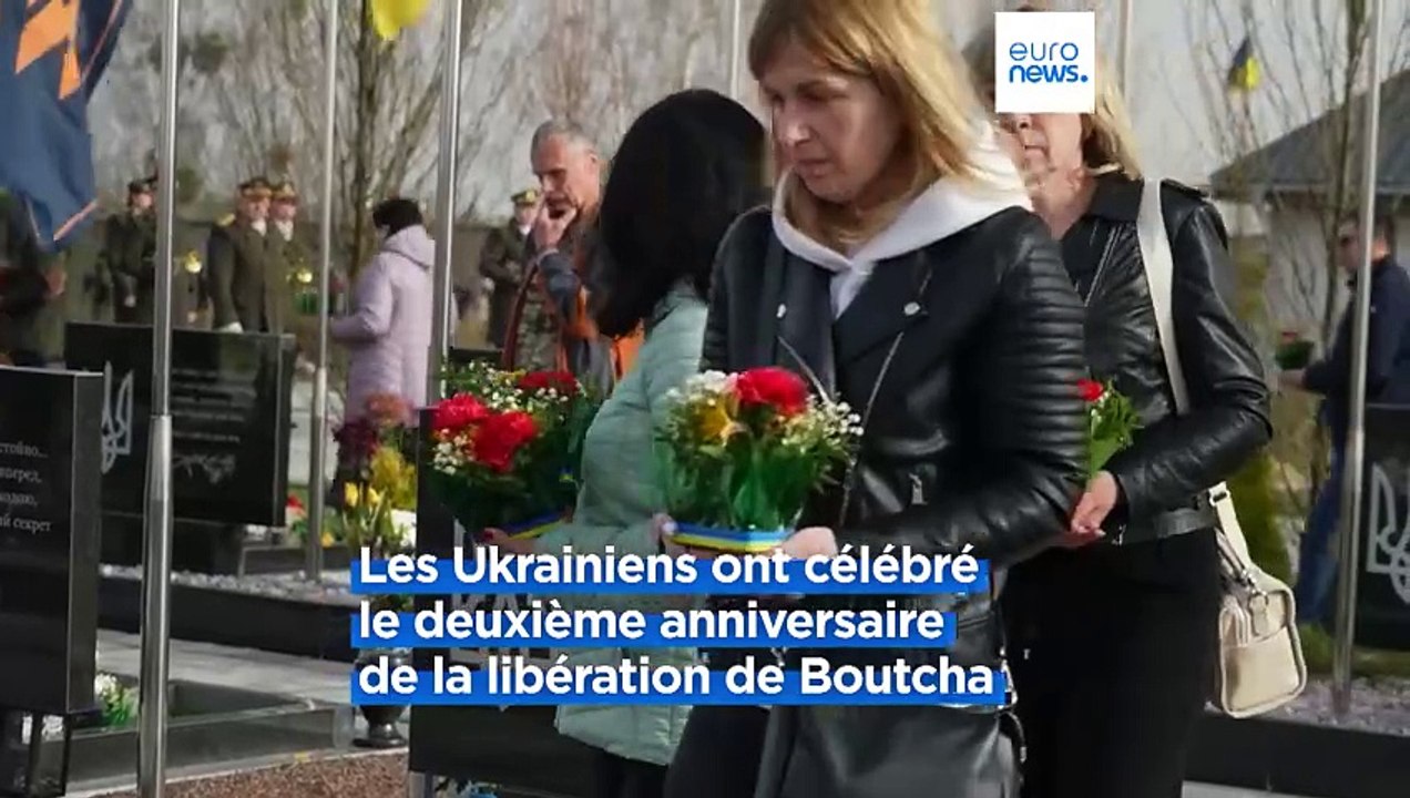 Des villes ukrainiennes ont été ciblées le jour anniversaire de la libération de Boutcha