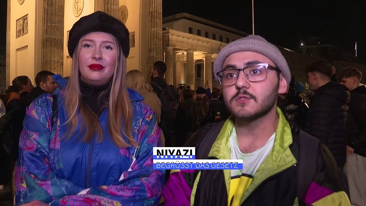 Großes "Ankiffen" am Brandenburger Tor