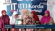 Jurnalis Salurkan Beras Bagi Ratusan Warga