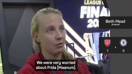 Arsenal players dedicate Conti Cup win to Frida Maanum after on-field collapse