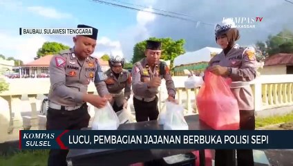 Pembagian Jajanan Berbuka Polisi,  Dikira Sedang Razia Kendaraan