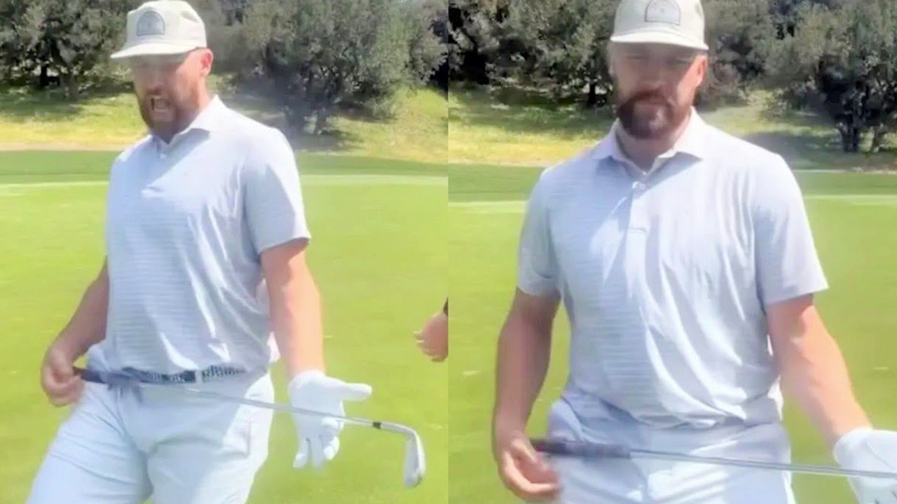 Travis Kelce Caught Madly in Love With Taylor Swift During Playing Golf in LA
