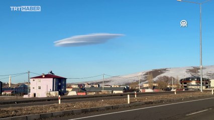 Ardahan'da mercek bulutları oluştu