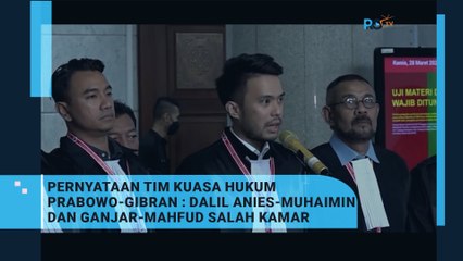 Tim Kuasa Hukum Prabowo-Gibran Menyebut, Dalil Anies-Muhaimin dan Ganjar-Mahfud ke MK Salah Kamar
