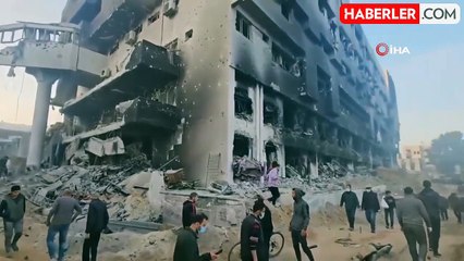 İsrail Şifa Hastanesi'nden çekildi, 21 hasta öldü