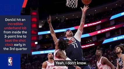 Mavs in awe of Doncic's 'Picasso' shot