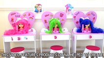 Diana pretends to have her own beauty salon with New kids makeup kits!