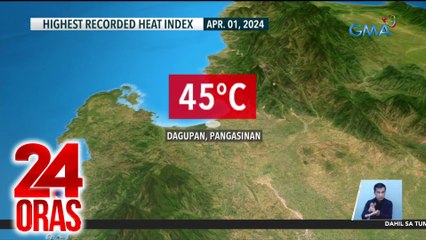 PAGASA: temperatura sa ilang lugar sa bansa sumampa sa danger level | 24 Oras