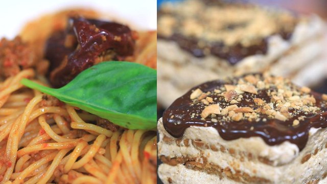 Spaghettis bolognaise, Gâteau courant d'air - Koujinetna haka Ramadan 3 EP 18