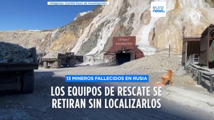 Finalizado sin éxito el rescate de 13 trabajadores atrapados en una mina rusa